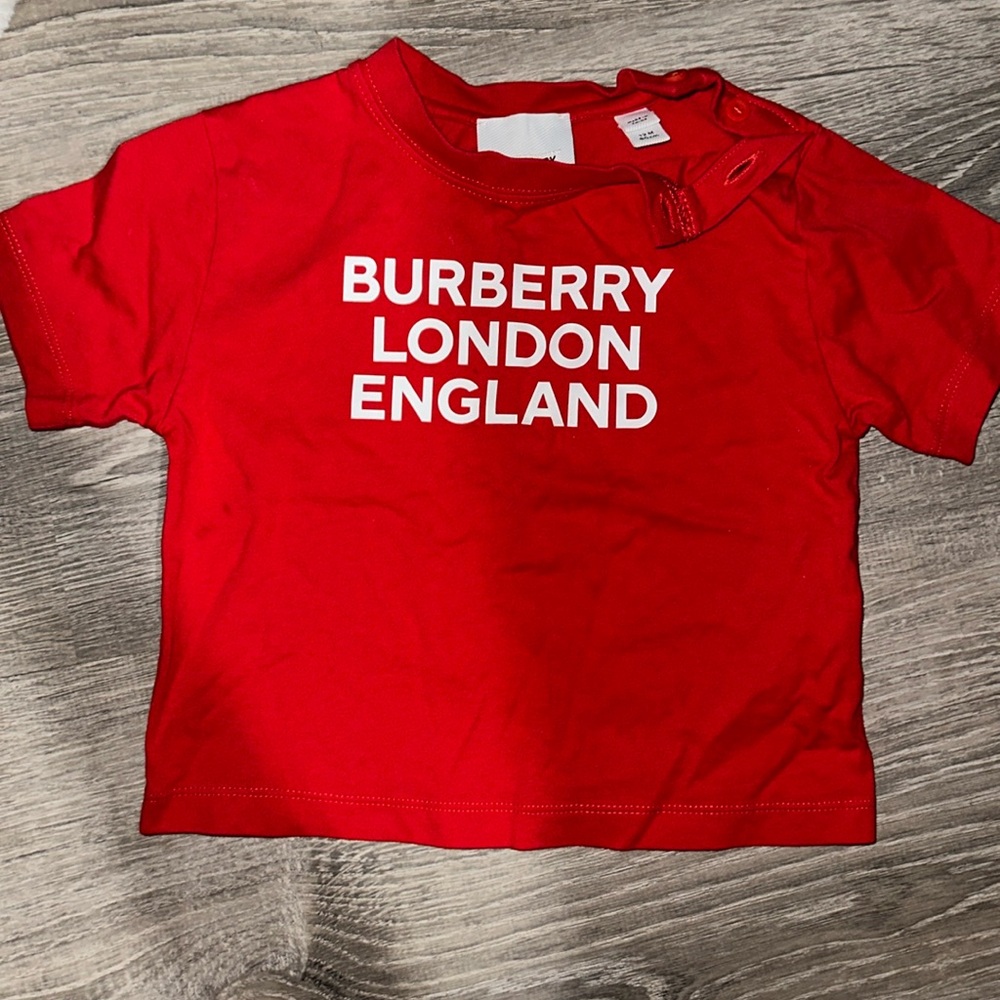 Burberry red shirt